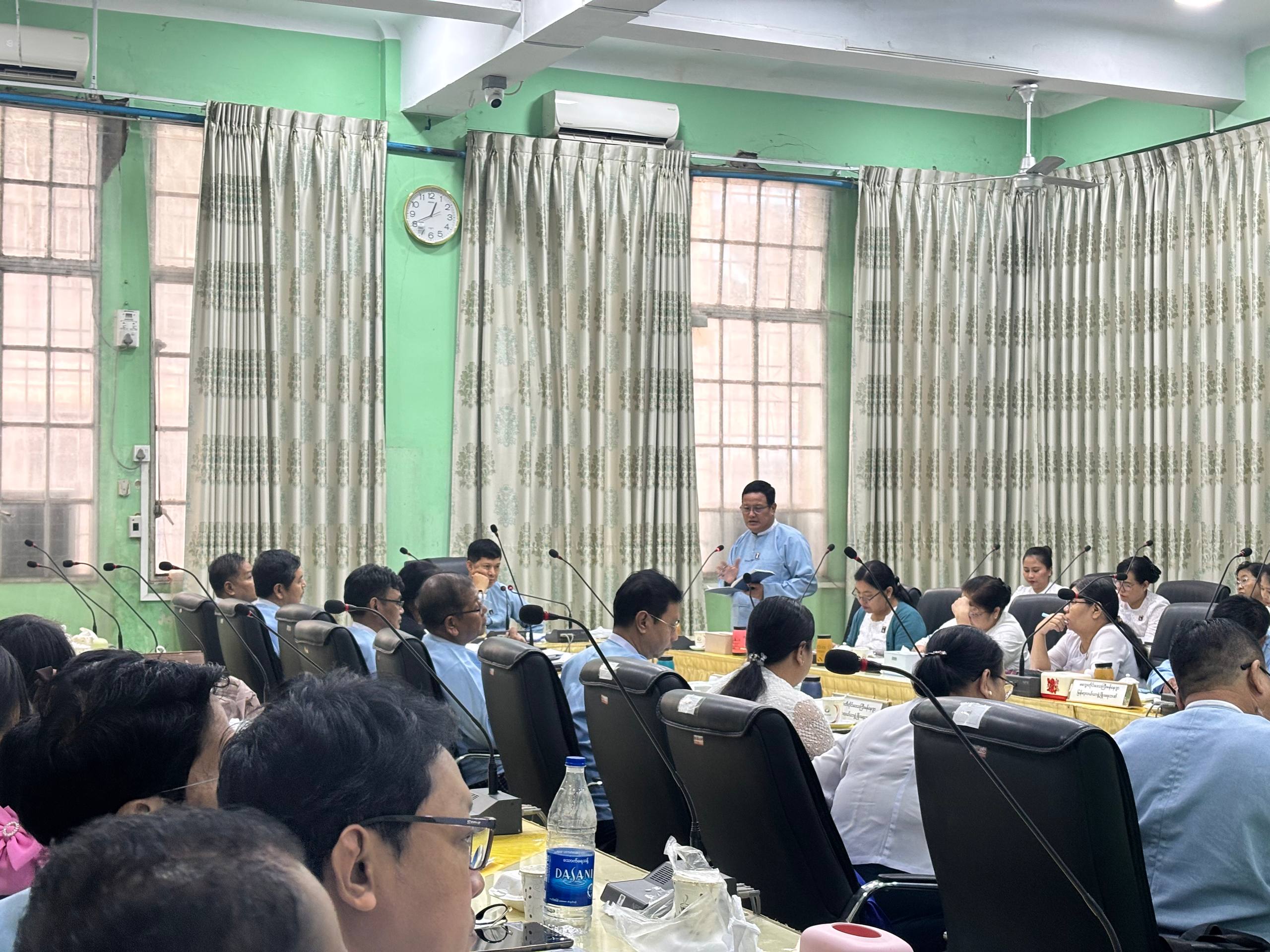 ဦးဆောင်ညွှန်ကြားရေးမှူးနှင့် တိုင်းဒေသကြီး/ပြည်နယ်မန်နေဂျာများ ကြွေးကျန်NPLကောက်ခံရရှိရေး လုပ်ငန်းညှိနှိုင်းအစည်းအဝေး