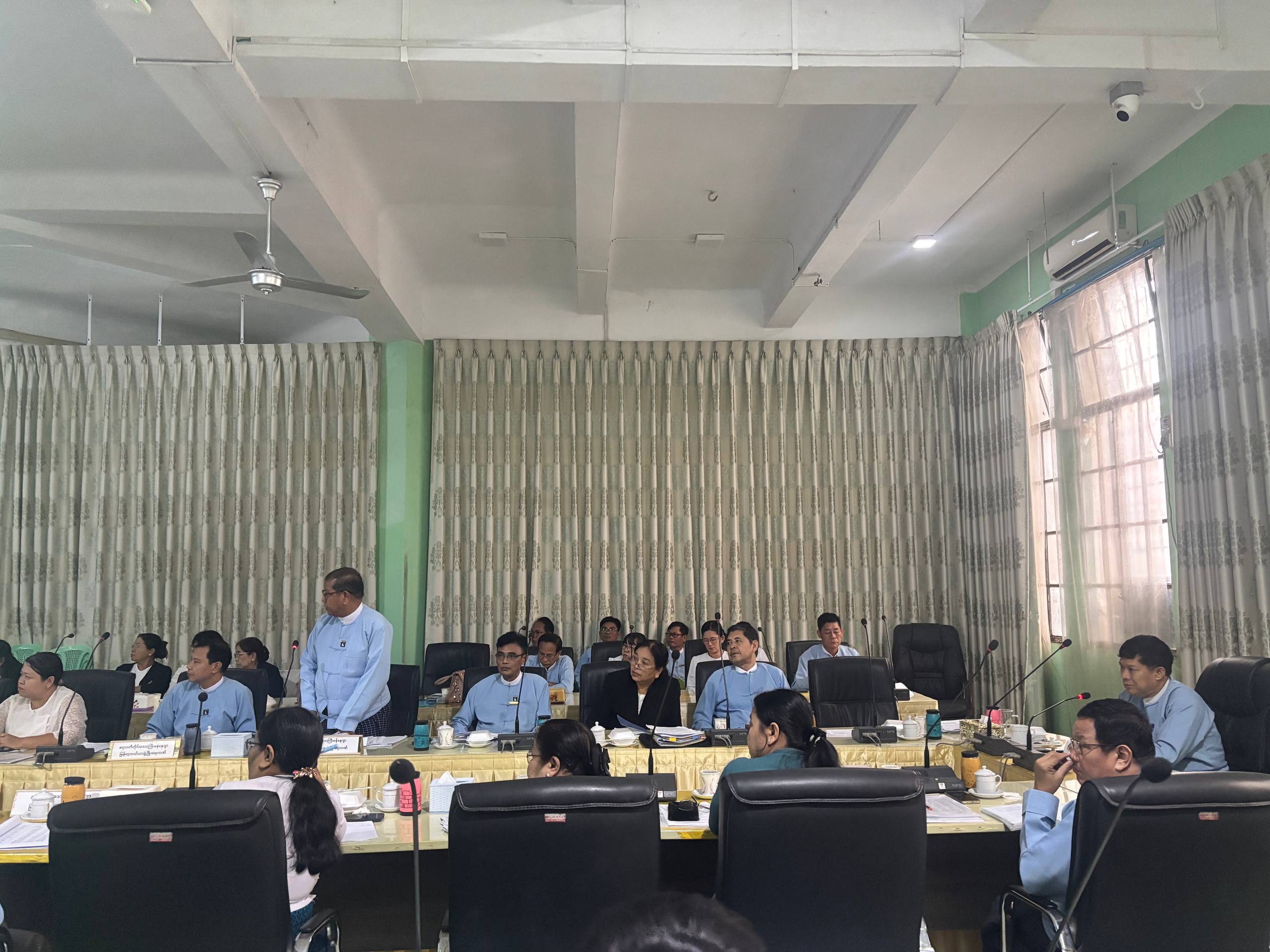 ဦးဆောင်ညွှန်ကြားရေးမှူးနှင့် တိုင်းဒေသကြီး/ပြည်နယ်မန်နေဂျာများ ကြွေးကျန်NPLကောက်ခံရရှိရေး လုပ်ငန်းညှိနှိုင်းအစည်းအဝေး